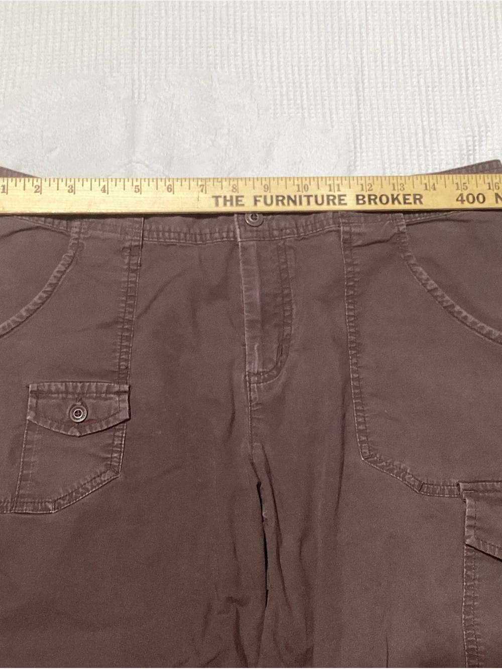 Columbia Sportswear XCO Size 12 Women's Brown Cargo Capri Pants - Picture 5 of 6